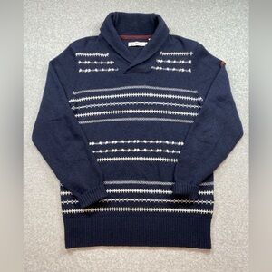 Ben Sherman Sweater Mens  Lambswool Nylon Blend Pullover Cozy Gorpcore